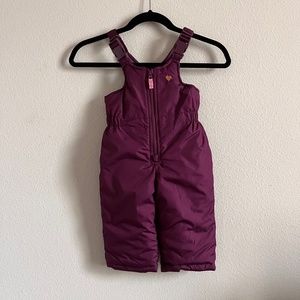 OshKosh B’Gosh Purple Bib Snow Pants ⛷️